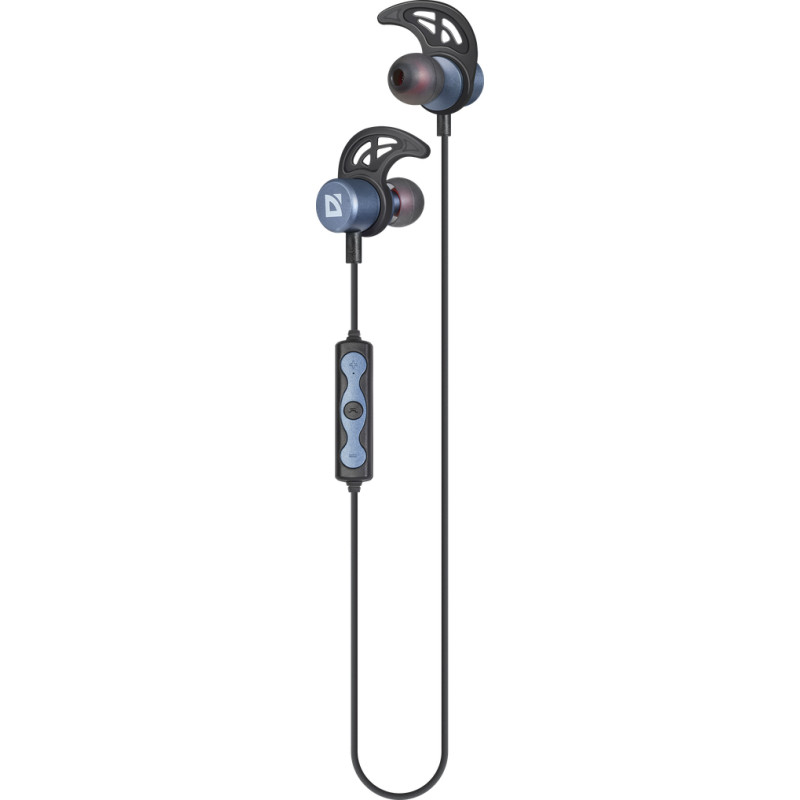 Навушники з мікрофоном Defender FreeMotion B685 Bluetooth, вставки, акктивний магніт, чорні