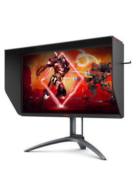 Монітор TFT 27" AOC AGON AG273QXP, QHD, Nano IPS, sRGB 133%, DisplayHDR 400, 165Гц, 1 мс, 2х HDMI, DP, USB-hub, HAS, Pivot, колонки, чорний з червоним