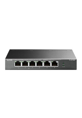 Комутатор TP-Link TL-SF1006P, 6x10/100 Fast Ethernet, FE/4xPoE 56W