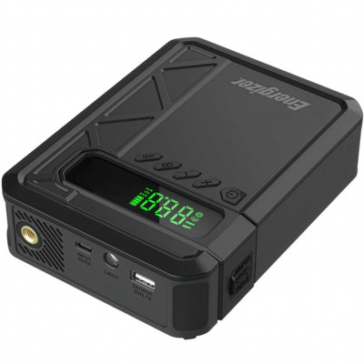 Автомобільний Jump Starter 10000mAh 37W USB-C,USB-A, 160 PSI, ліхтар 2W Energizer Автомобільний Jump Starter 10000mAh 37W USB-C,USB-A, 160 PSI, ліхтар 2W Energizer
