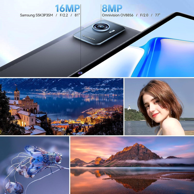 Планшет Oukitel OKT3 10.51" FHD /8GB/256GB/ T616 /8250mAh/ 16+8Мп /Dual SIM/ LTE /Чохол+Стилус/ Grey