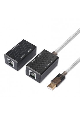 Кабель USB AM-AF (продовжувач),60.0м (USB 2.0 по витій парі RJ 45) DT-5015 Dtech