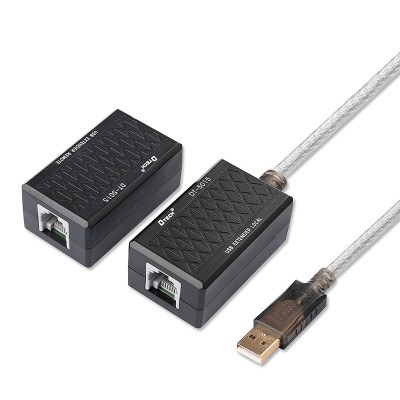Кабель продовжувач USB 2.0 AM-AF, 60.0м (USB по витій парі RJ 45) DT-5015 Dtech