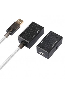 Кабель USB AM-AF (продовжувач),60.0м (USB 2.0 по витій парі RJ 45) DT-5015 Dtech