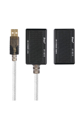 Кабель USB AM-AF (продовжувач),60.0м (USB 2.0 по витій парі RJ 45) DT-5015 Dtech