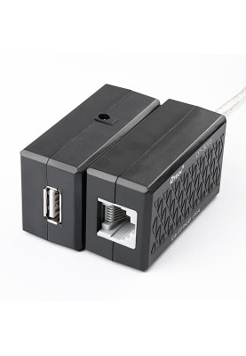 Кабель USB AM-AF (продовжувач),60.0м (USB 2.0 по витій парі RJ 45) DT-5015 Dtech