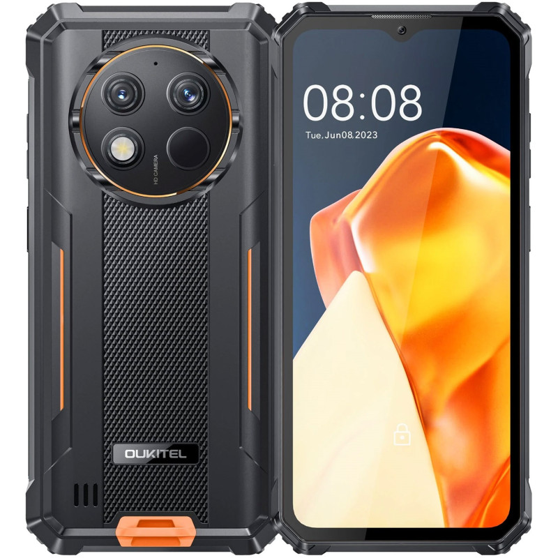 Смартфон Oukitel WP28S 6.5"HD+ /4GB/128GB T606 /10600mAh /13+5Мп/ IP69K /NFC Orange
