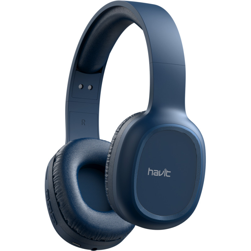 Навушники з мікрофоном Havit HV-H2590BT PRO Bluetooth, сині