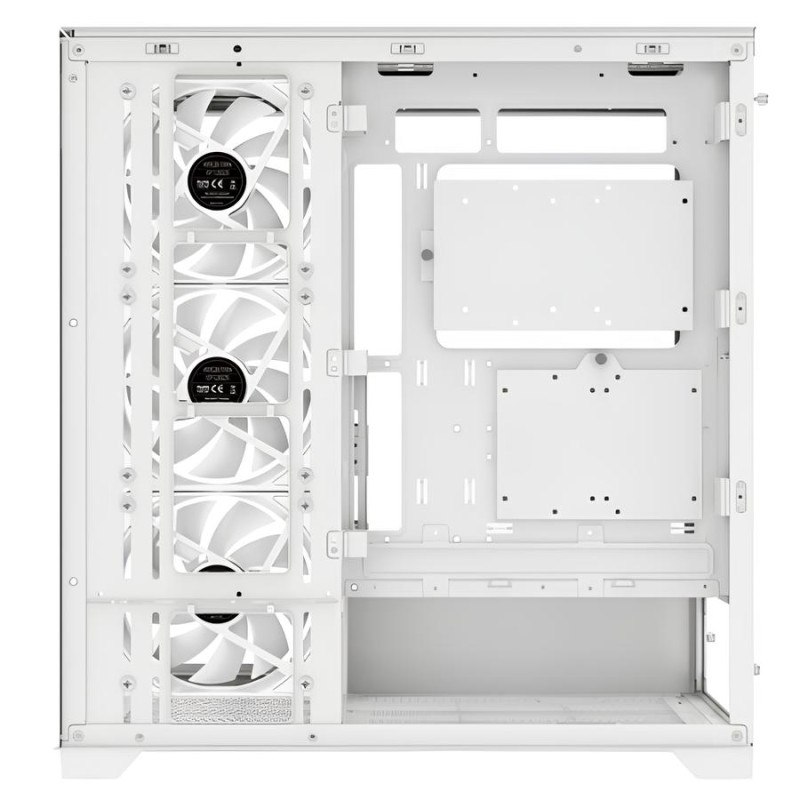 Корпус Xilence XILENT GLEAM ARGB X818.W.ARGB, без БЖ ATX WHITE