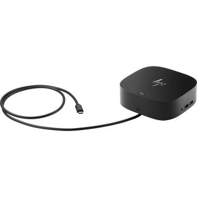 Док-станція USB3.1 Type-C --> HDMI/USB 3.0x4/USB Type-C/DPx2/RJ45/lock slot/ чорна HP