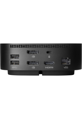 Док-станція USB3.1 Type-C --> HDMI/USB 3.0x4/USB Type-C/DPx2/RJ45/lock slot/ чорна HP