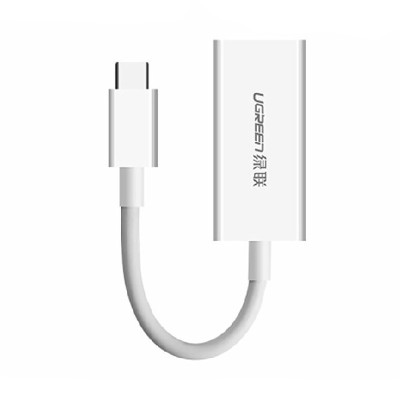 Перехідник USB 3.1 Type-C --> DisplayPort Adapter MM130 UGREEN Білий