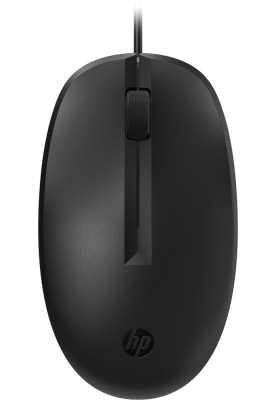 Мишка дротова HP 125, 3кн., 1200 dpi, чорна