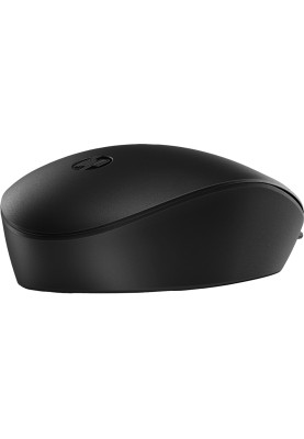 Мишка дротова HP 125, 3кн., 1200 dpi, чорна