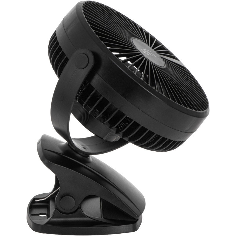 Вентилятор AdlerAD 7342 black  настільний/ акумуляторний/ 5Вт/ D=15.5см/ USB-C/ чорний