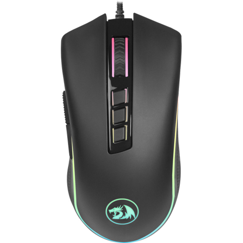 Мишка Redragon Cobra fps RGB, ігрова, 24000dpi., 9кн., чорна
