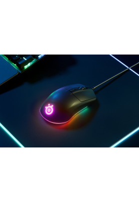 Мишка SteelSeries Rival 3 Gen 2, RGB, Black