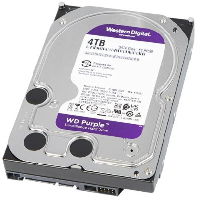 Накопичувач HDD 4TB, 5400rpm, WD Purple, 256M, SATA III (WD42PURU)