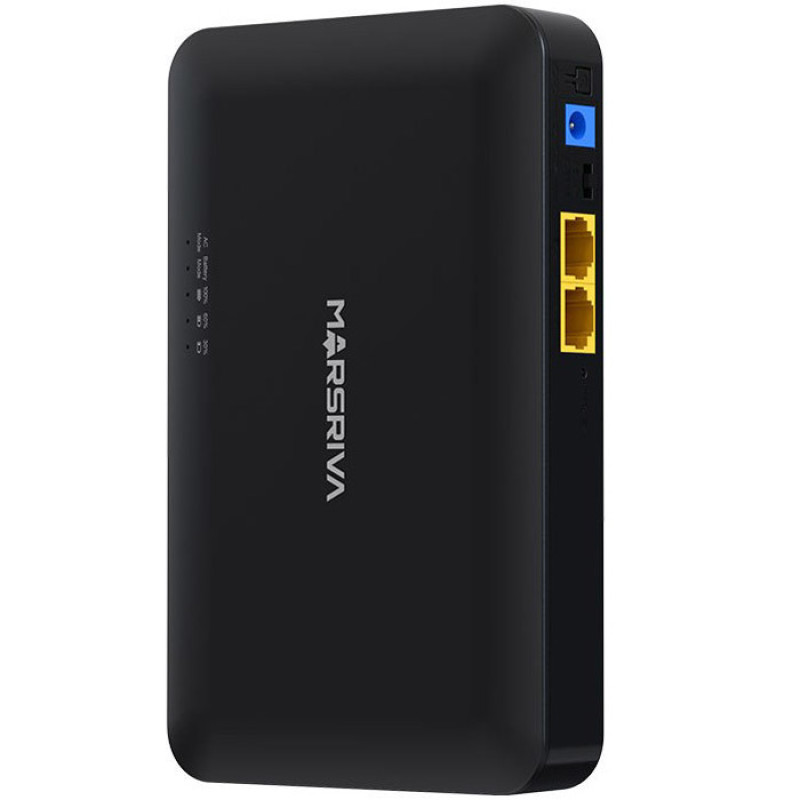 ДБЖ Marsriva DC UPS для роутерів KP2 DC+PoE+USB OUT, 5V/9V/12V 18W 10000mAh (36Wh) Li-ion