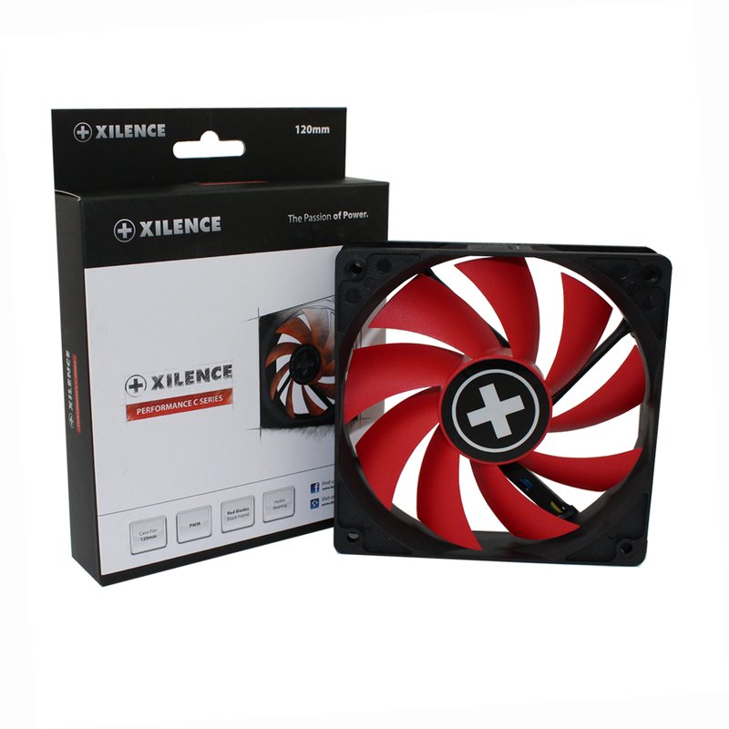 Вентилятор для корпуса 120mm Xilence Performance C XPF120.R.PWM Red/Black, Retail Box