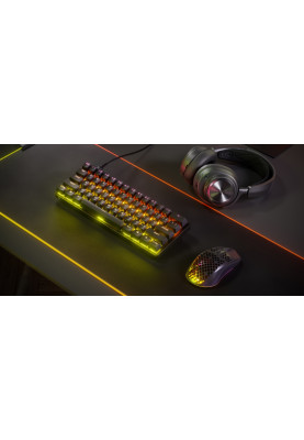 Клавіатура ігрова SteelSeries Apex Pro Mini HyperMagnetic Switches, OmniPoint 2.0, OLED
