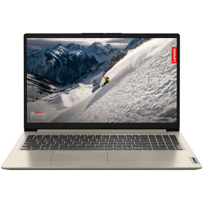 Ноутбук Lenovo IdeaPad 1 15.6`FHD IPS/R5-5625U/16/512SSD/UMA/DOS/Sand (82R400WBRA)