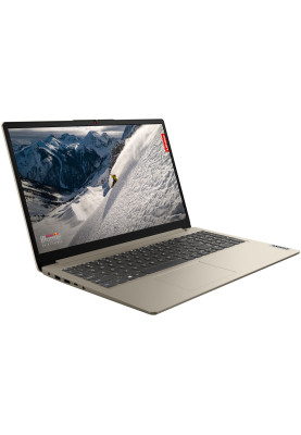 Ноутбук Lenovo IdeaPad 1 15.6"FHD IPS/R5-5625U/16/512SSD/UMA/DOS/Sand (82R400WBRA)