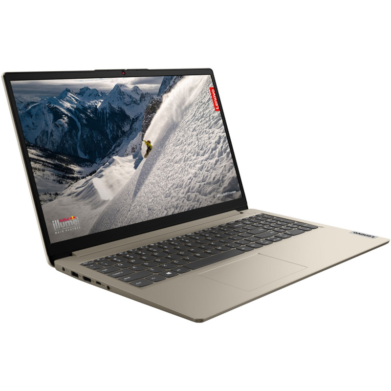 Ноутбук Lenovo IdeaPad 1 15.6"FHD IPS/R5-5625U/16/512SSD/UMA/DOS/Sand (82R400WBRA)
