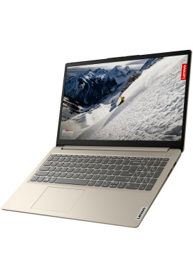 Ноутбук Lenovo IdeaPad 1 15.6"FHD IPS/R5-5625U/16/512SSD/UMA/DOS/Sand (82R400WBRA)