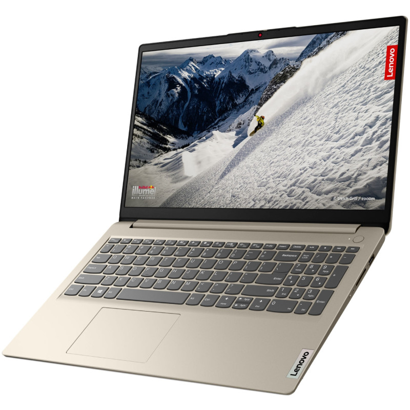 Ноутбук Lenovo IdeaPad 1 15.6"FHD IPS/R5-5625U/16/512SSD/UMA/DOS/Sand (82R400WBRA)