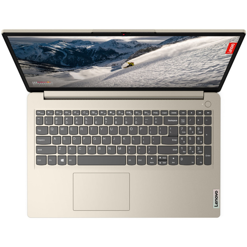 Ноутбук Lenovo IdeaPad 1 15.6"FHD IPS/R5-5625U/16/512SSD/UMA/DOS/Sand (82R400WBRA)