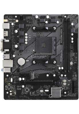ASRock A520M-HDV (AM4/A520, 2*DDR4, PCIex16, D-Sub/DVI-D/HDMI, 4xSATAІІІ, M.2, GLan, 8ch, mATX)
