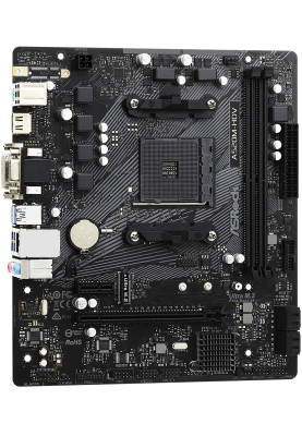 ASRock A520M-HDV (AM4/A520, 2*DDR4, PCIex16, D-Sub/DVI-D/HDMI, 4xSATAІІІ, M.2, GLan, 8ch, mATX)