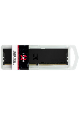 DDR4 16Gb 3600MHz (2*8Gb) GoodRAM IRDM PRO Deep Black, чорний, Kit Retail