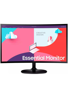 Монітор TFT 23.5" Samsung Curved LS24C360EAIXCI, FHD, HDMI,VGA, Black