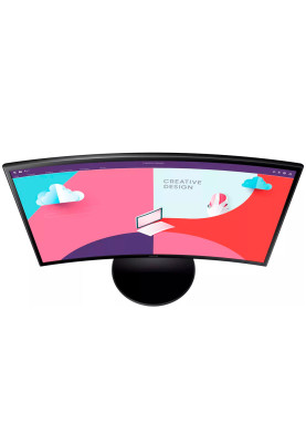 Монітор TFT 23.5" Samsung Curved LS24C360EAIXCI, FHD, HDMI,VGA, Black