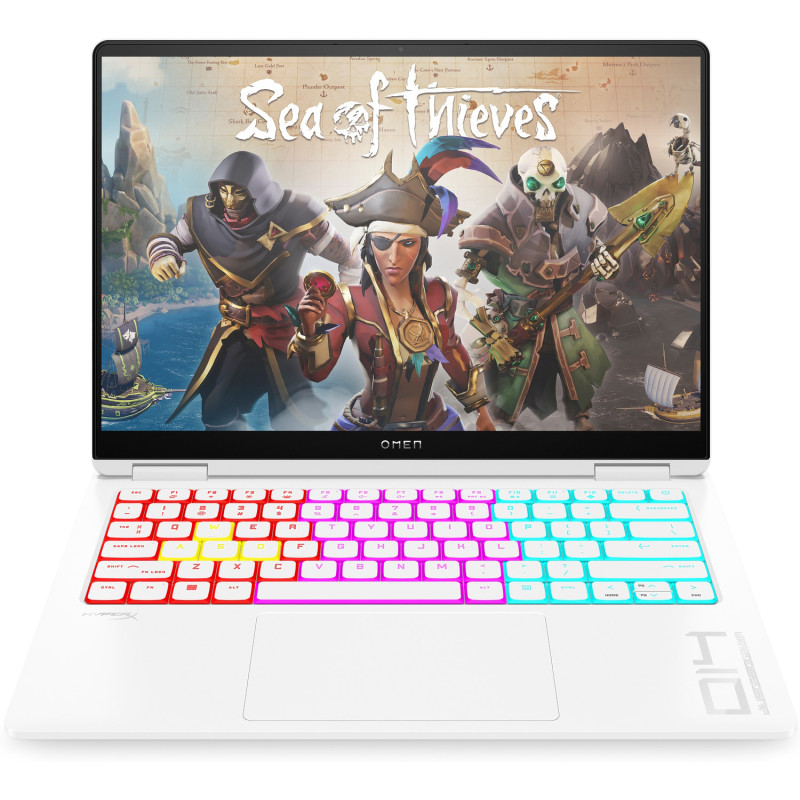 Ноутбук HP OMEN Gaming 14-fb0022ua 14"2.8K OLED,400n/Ultra7-155H(4.8)/16Gb/SSD1Tb/GF RTX 4050,6GB /Підсв/DOS (A49ZSEA)