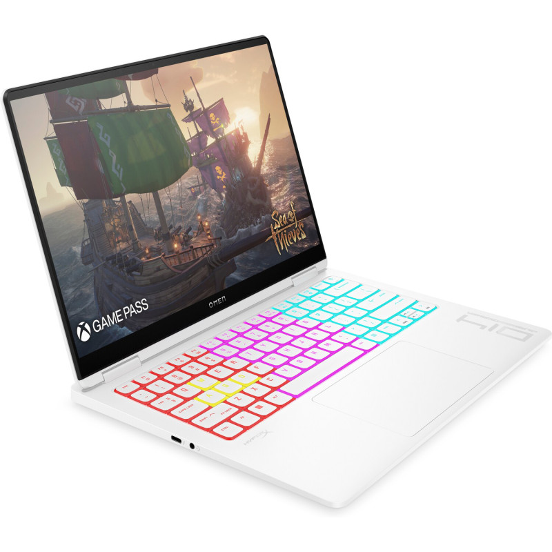 Ноутбук HP OMEN Gaming 14-fb0022ua 14"2.8K OLED,400n/U7-155H(4.8)/16Gb/SSD1Tb/RTX 4050,6GB/DOS/Білий (A49ZSEA)