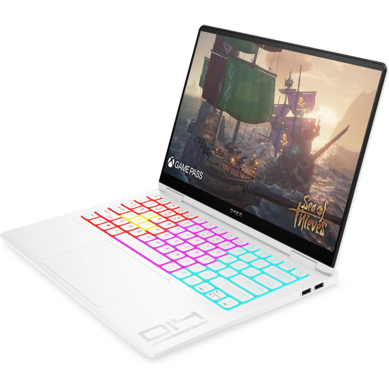 Ноутбук HP OMEN Gaming 14-fb0022ua 14"2.8K OLED,400n/U7-155H(4.8)/16Gb/SSD1Tb/RTX 4050,6GB/DOS/Білий (A49ZSEA)