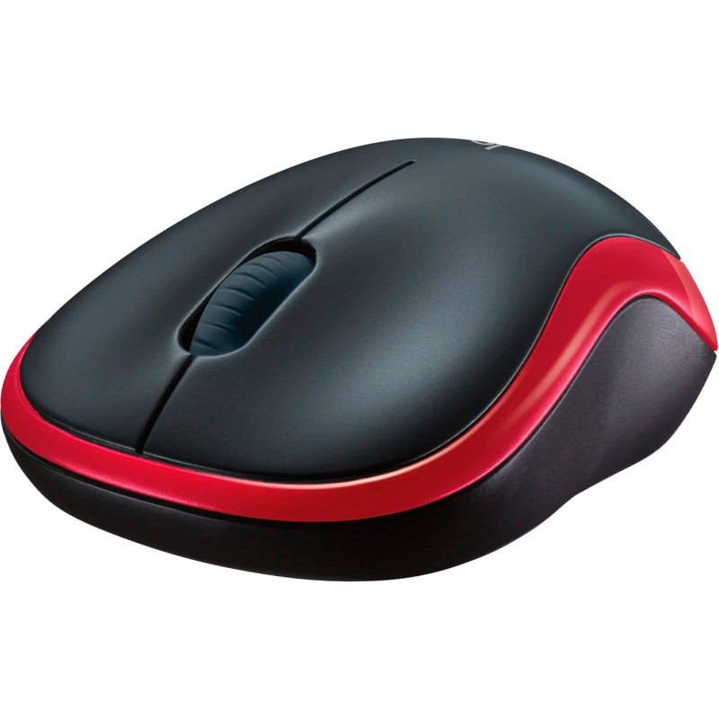 Мишка Logitech M185 бездротова, Red (new)