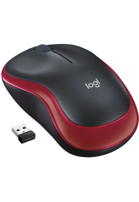 Мишка Logitech M185 бездротова, Red (new)