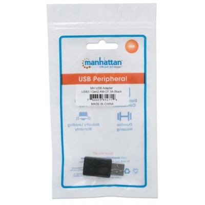 Перехідник USB3.1 Type-C (F)-USB3.0 Type-A (M), Manhattan