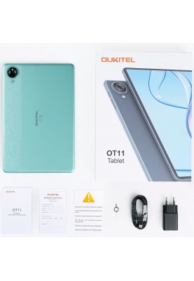 Планшет Oukitel OT11 11" HD+ /4GB/128GB/ T606 / 8000mAh / 13+8Мп / Dual SIM / LTE Green