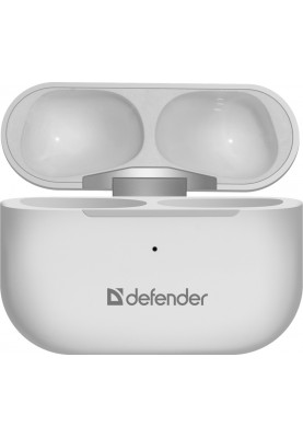 Навушники з мікрофоном Defender Twins 636 Pro TWS, Bluetooth, білі