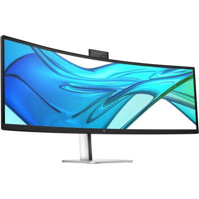 TFT 49" HP S5 Pro 549pm, VA, DQHD, RJ-45, HDMI, DP, USB-C, cam, чорний TFT 49" HP S5 Pro 549pm, VA, DQHD, RJ-45, HDMI, DP, USB-C, cam, чорний