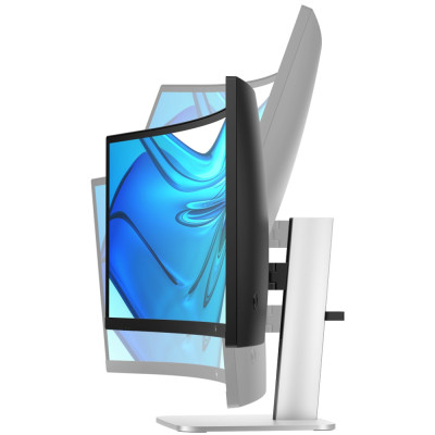 TFT 49" HP S5 Pro 549pm, VA, DQHD, RJ-45, HDMI, DP, USB-C, cam, чорний TFT 49" HP S5 Pro 549pm, VA, DQHD, RJ-45, HDMI, DP, USB-C, cam, чорний