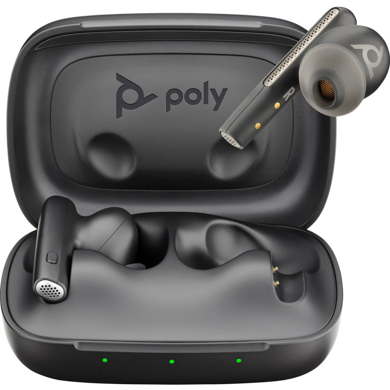 Навушники з мікрофоном Poly TWS Voyager Free 60 Earbuds + BT700A + BCHC Black