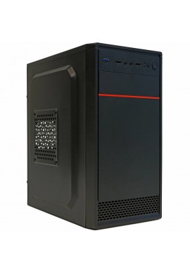 Корпус Casecom GN-1714 500W-120mm USB 3.0 mATX, Black