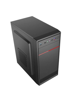 Корпус Casecom GN-1714 500W-120mm USB 3.0 mATX, Black