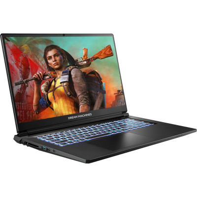 Ноутбук Dream Machines RT5060-17UA26 17.3” FHD 144Hz, 300n/Ryzen 7 H255/16 GB/SSD 512GB/RTX5060/GLAN/DOS (RT5060-17UA26)